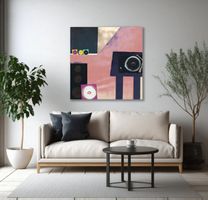 Turntable DJ Hip Hop Rap Moderne Kunst Vinyl Bild Beatjunky