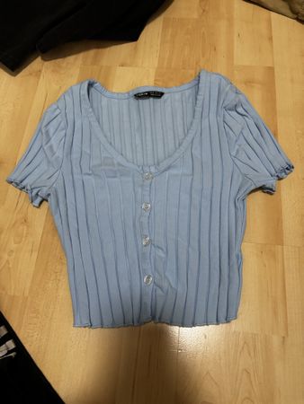 Shein Top Blau Gr. 36