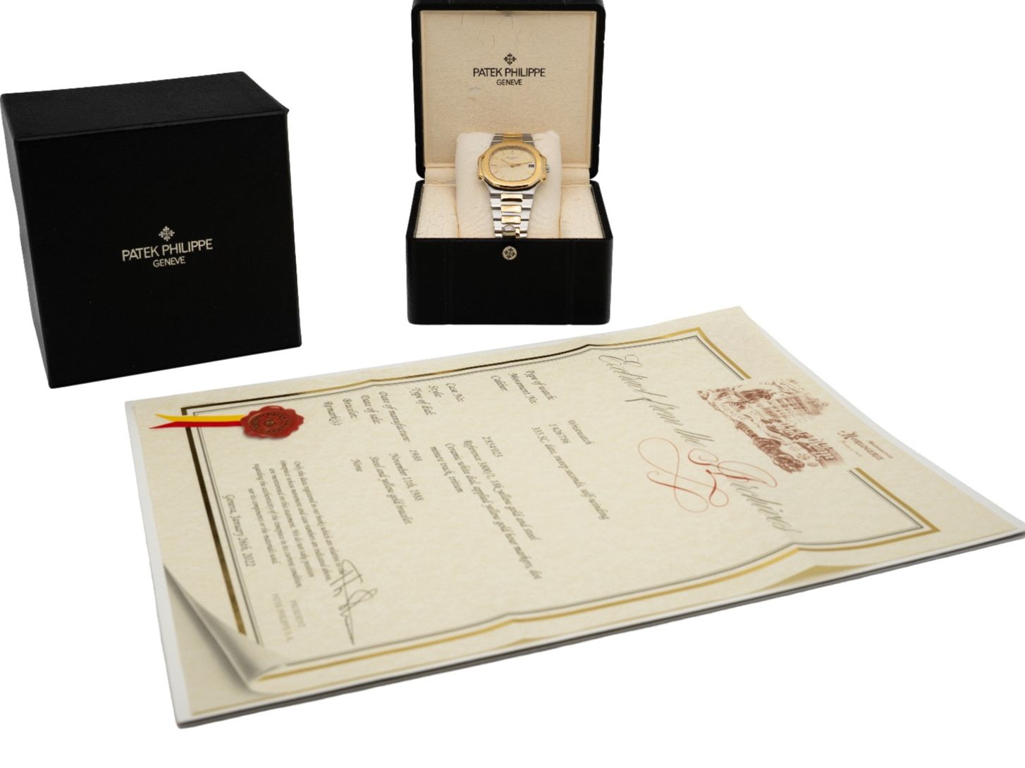 Patek Philippe Orologi: Patek Philippe Nautilus 3800 White ceramic dial with extract – Usato da Genève venduto da aspaklariacollection 9
