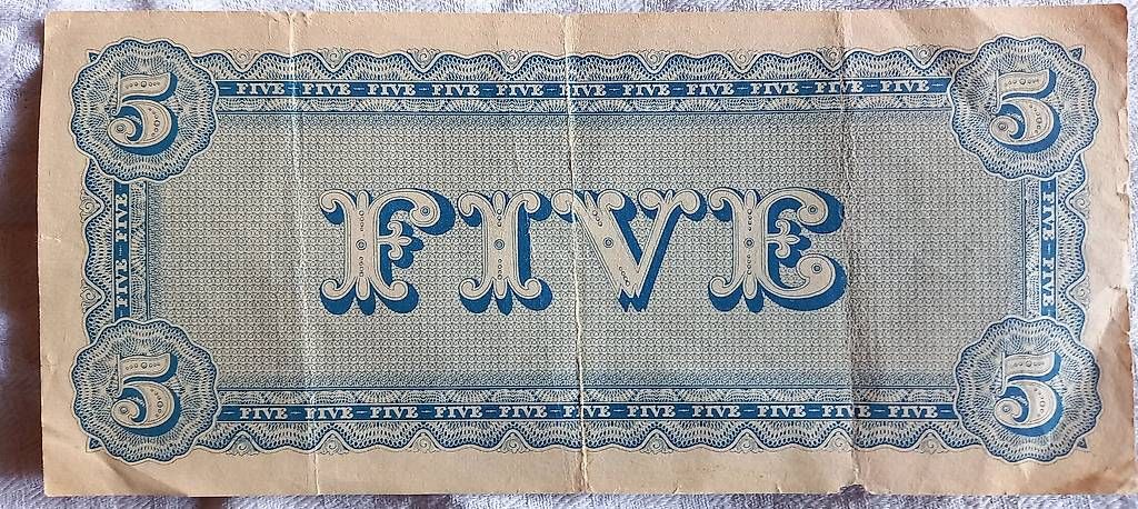 Banconote: Five Dollar Banknote Amerika – Usato da Vaz/Obervaz venduto da martin2565 1