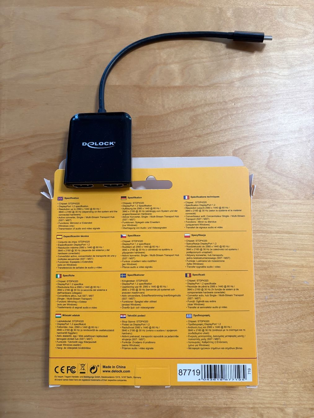 Adattatori: Delock USB Type-C Splitter to 2x HDMI – Usato da Auenstein venduto da 5222 2