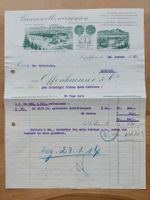 Antike Rechnung Briefkopf Lithographie Landikon 1917