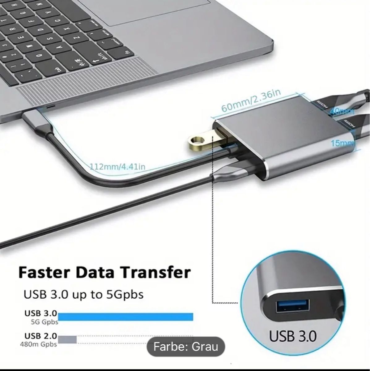Hub & Switch: Adapter-Hub für HDMI – Nuovo (secondo la descrizione) da Zauggenried venduto da Mr-Jackman 3