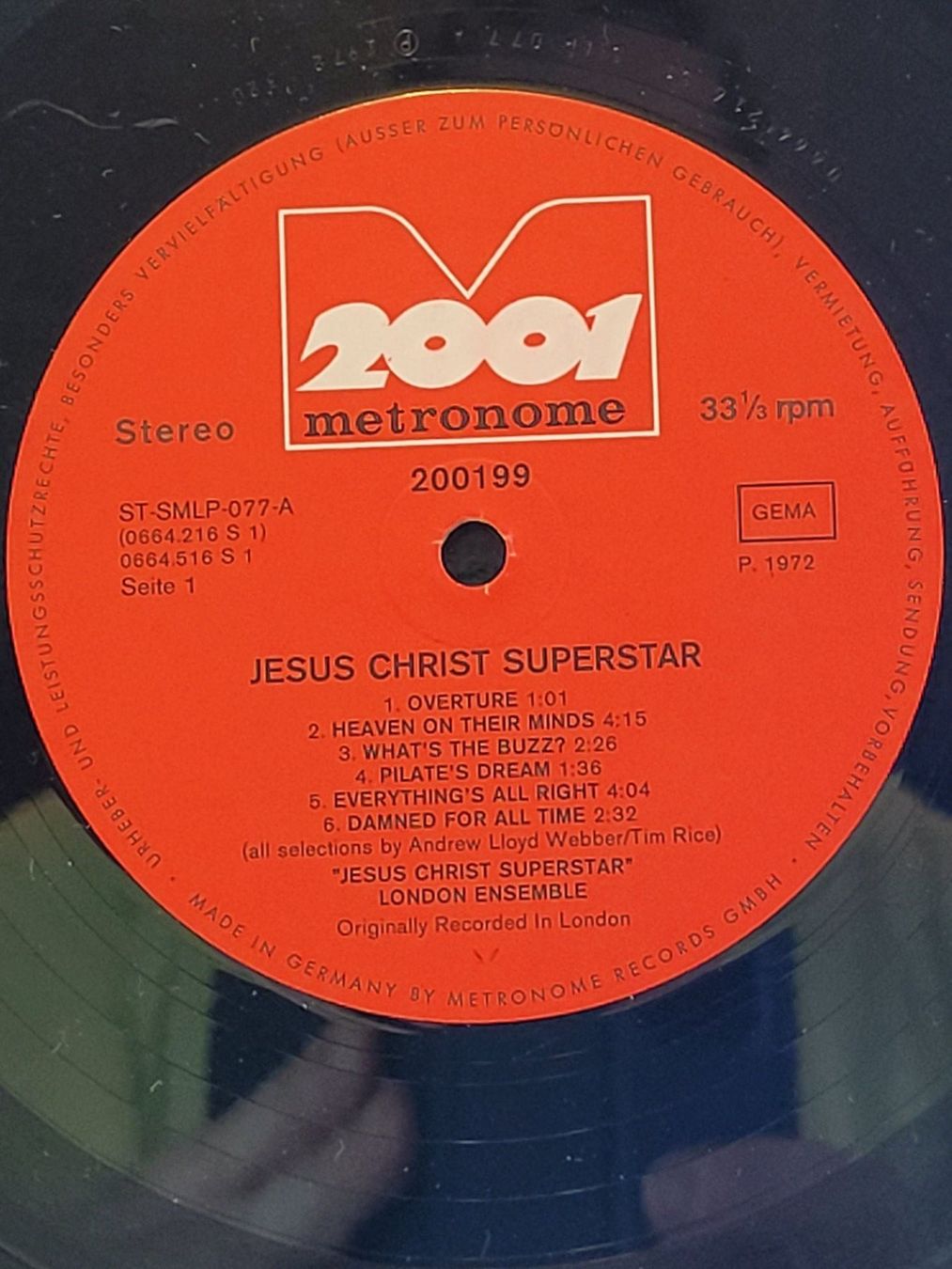 Schallplatten: Vinyle Jesus Christ Superstar London Ensemble – Gebraucht aus la Chaux-de-Fonds von Lampe 2