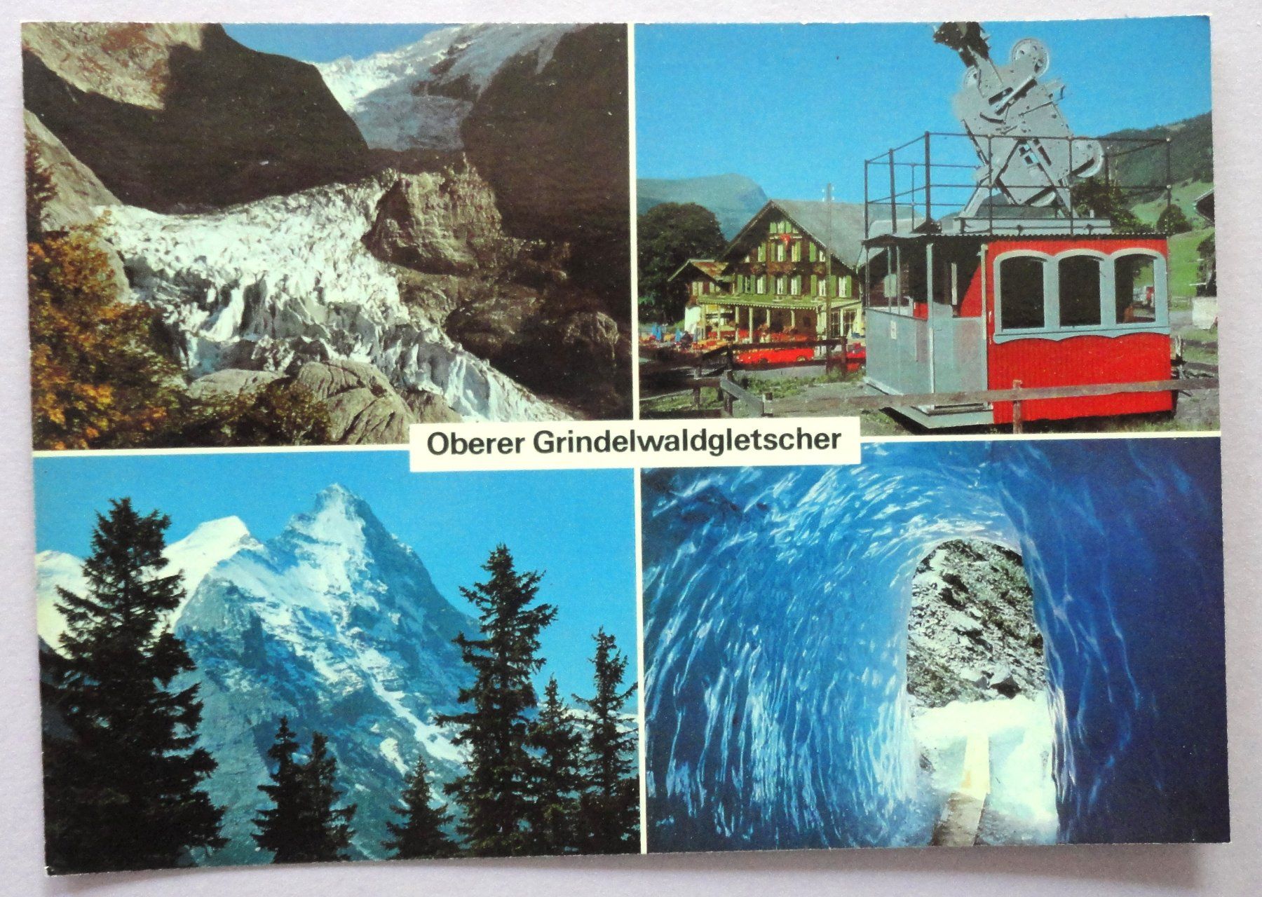 Ansichtskarten: Oberer Grindelwaldgletscher – Gebraucht aus Fétigny von Billy2miny