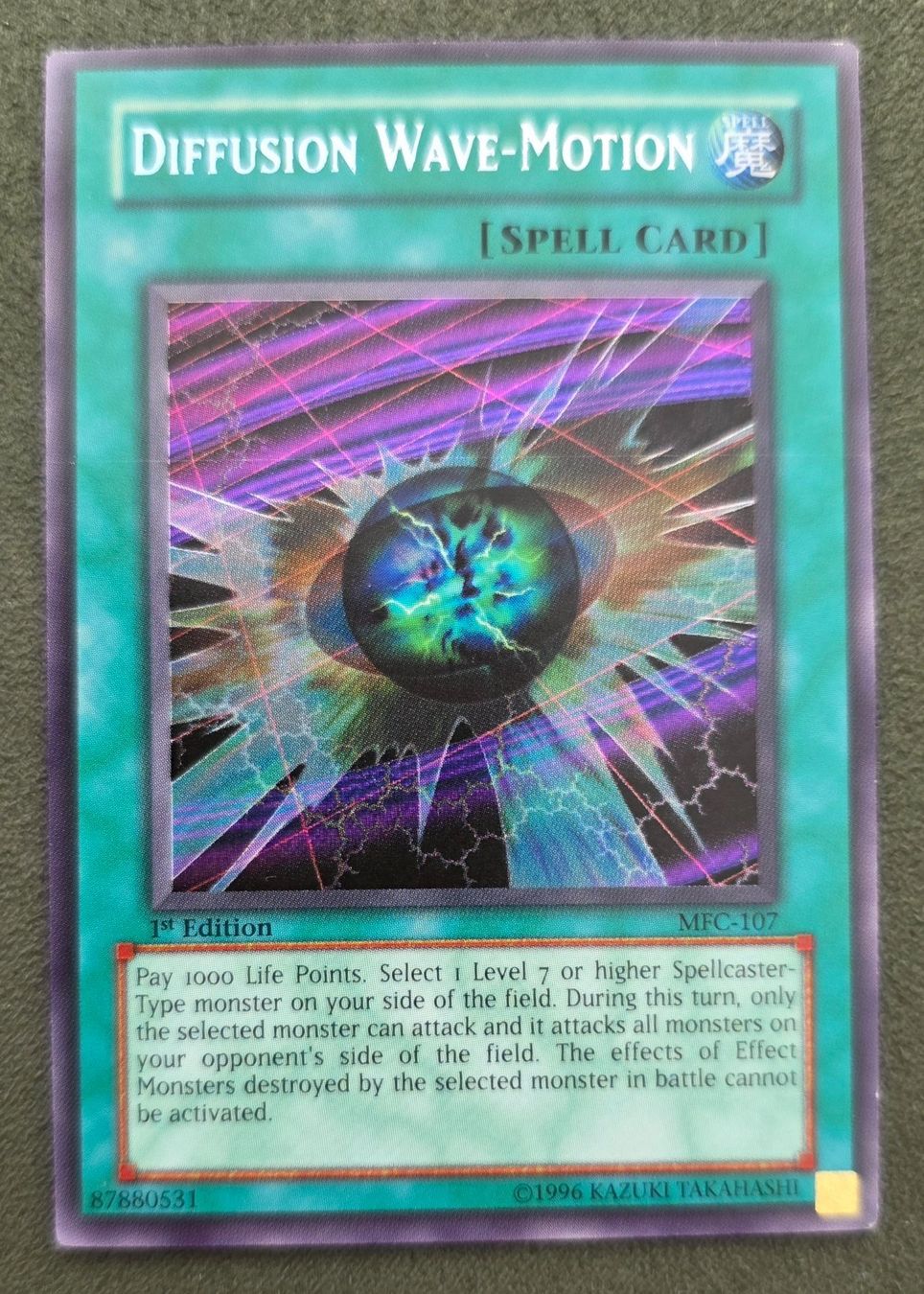 Yugioh Carte collezionabili: Yu-Gi-Oh! 1.Edition MFC-107 Diffusion Wave-Motion EX – Usato da Oberwil BL venduto da Autobueb