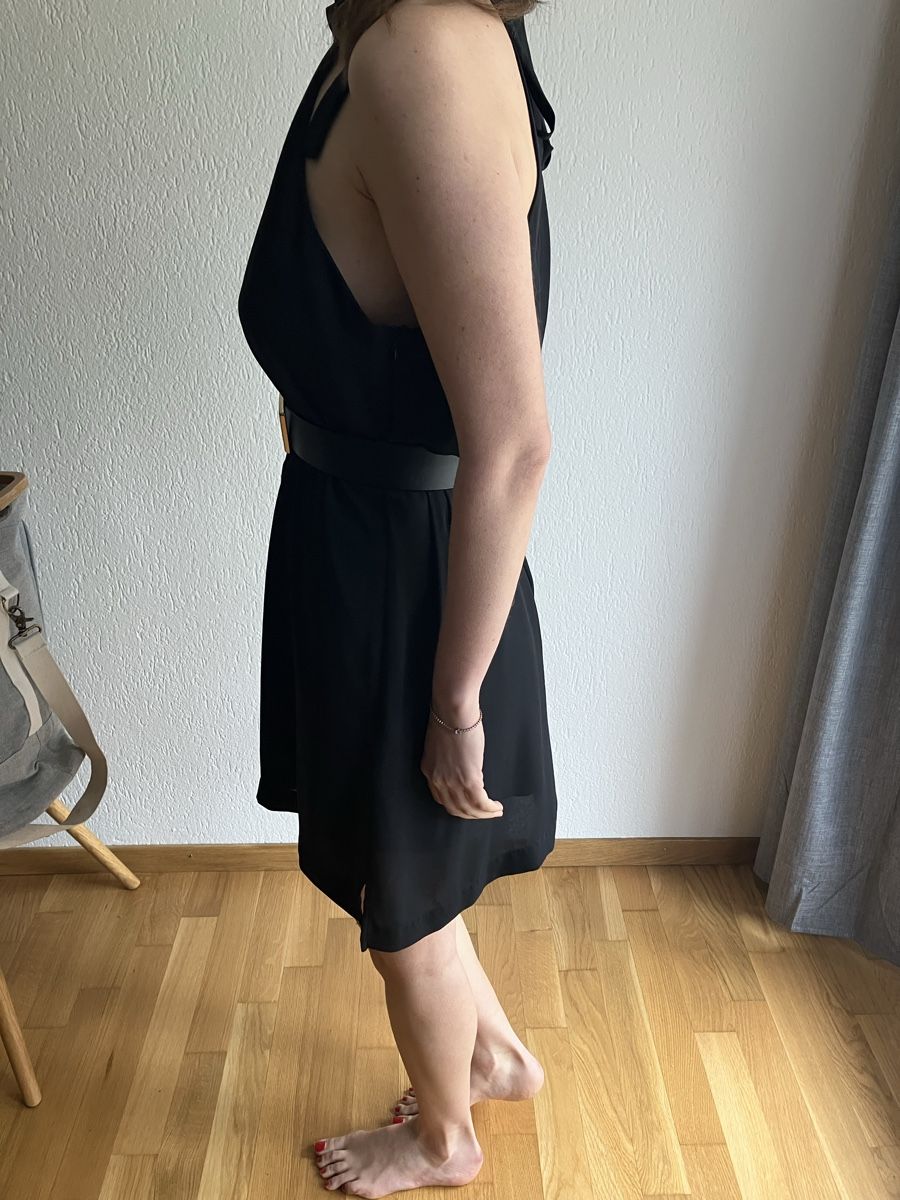 Mango Vestiti: Mango Kleid, Schwarz, Gr. L - Sommerlich & Elegant! – Usato da Bern venduto da and_d5mk 3