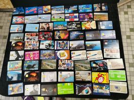 LOT DE 63 CARTES TÉLÉPHONIQUES DIVERSES FRANCE ETC.