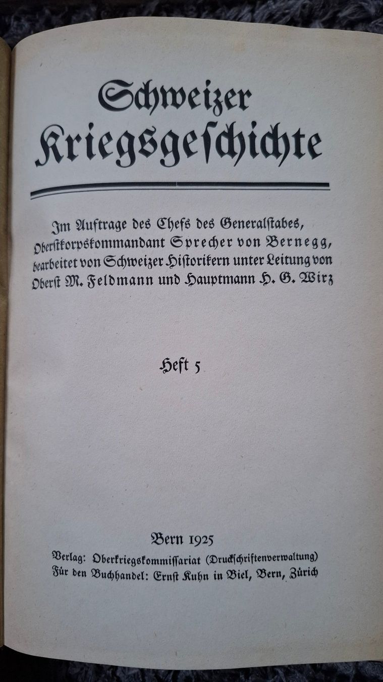 Libri: Schweizer Kriegsgeschichte Band 1-4 – Usato da Effretikon venduto da pelemivella 6