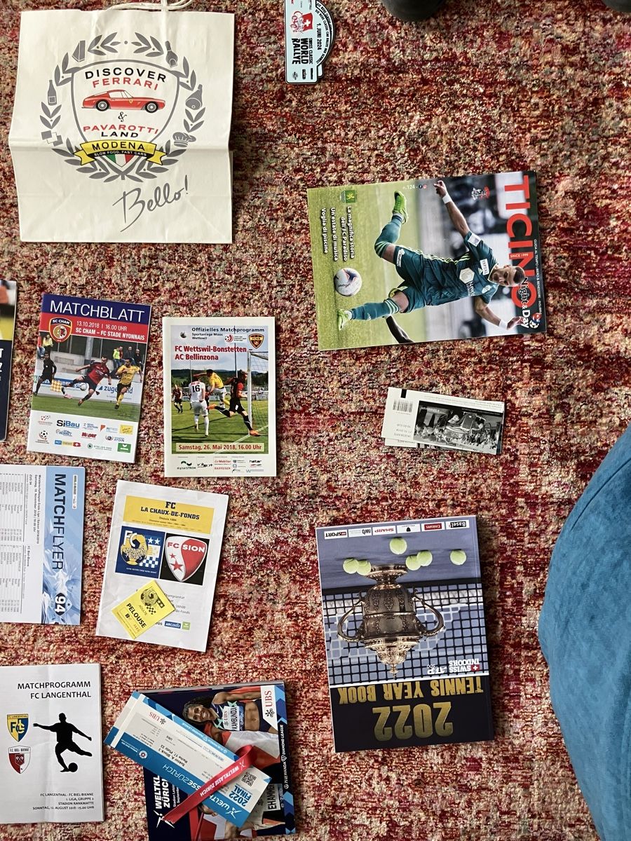 Riviste & Magazine: VintageFussballprogramm Schweiz/Deutschl.  ca. 50 Stk – Usato da Zug venduto da d4Drum 1