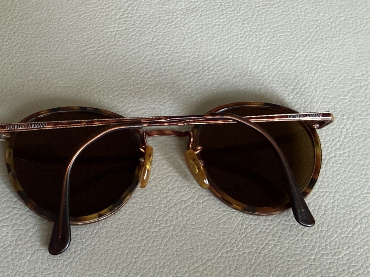 Armani Occhiali & Lenti: Original Giorgio Armani Round Sunglasses Tortoise Shell – Usato da Zürich venduto da Allwelcome 3