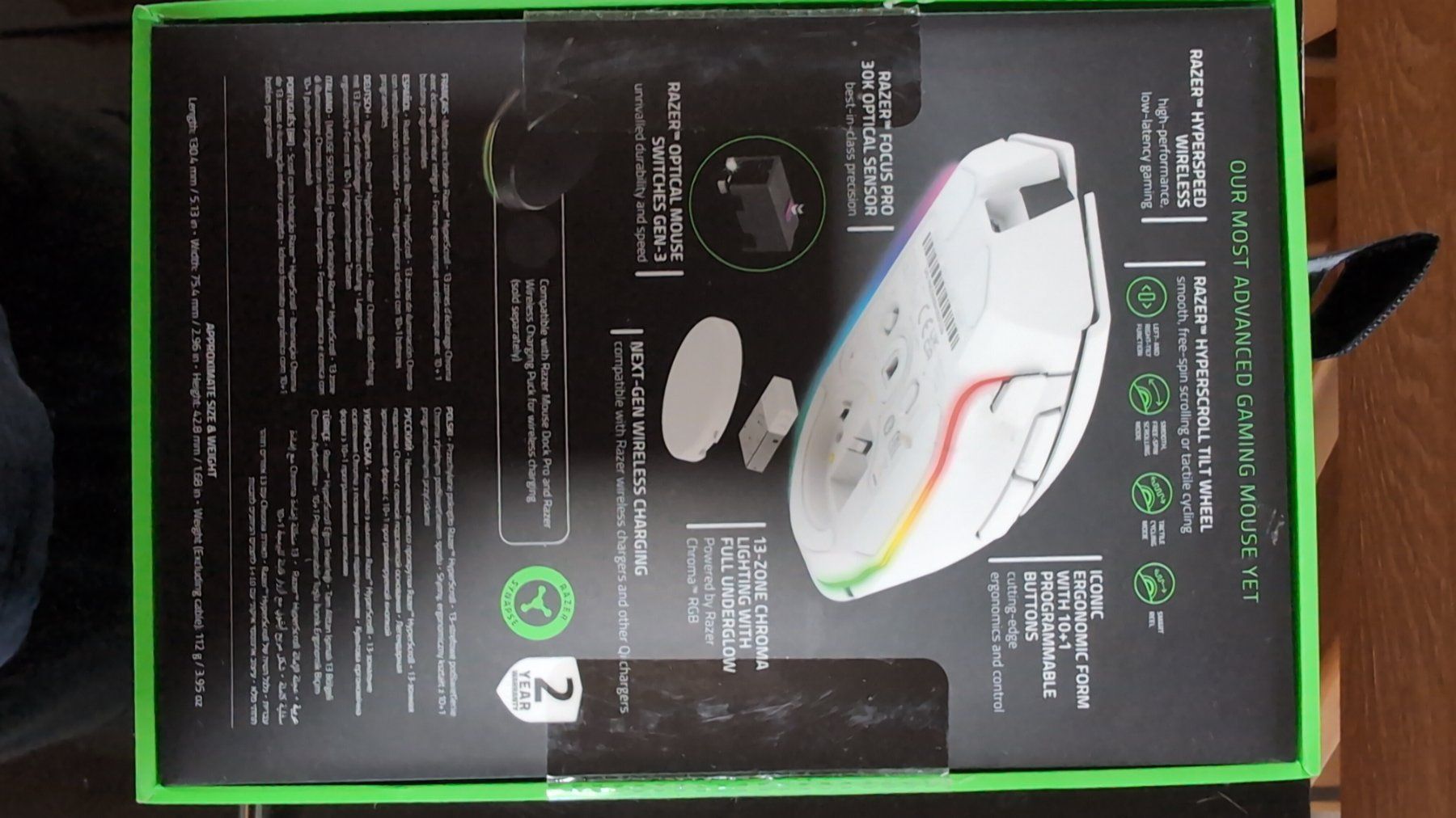 Razer Souris: Razer Basilisk V3 Pro White – D'occasion à Zürich par man_8hdl 3