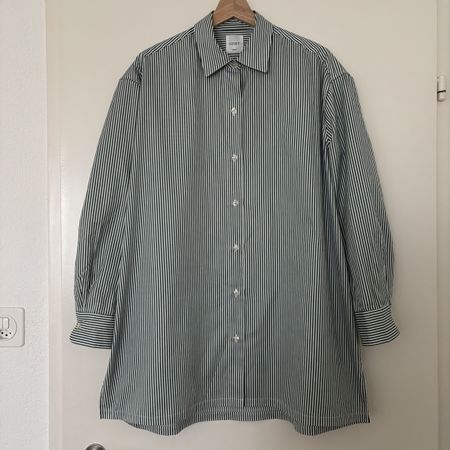 Women’s Green Striped Shirt from Le Set