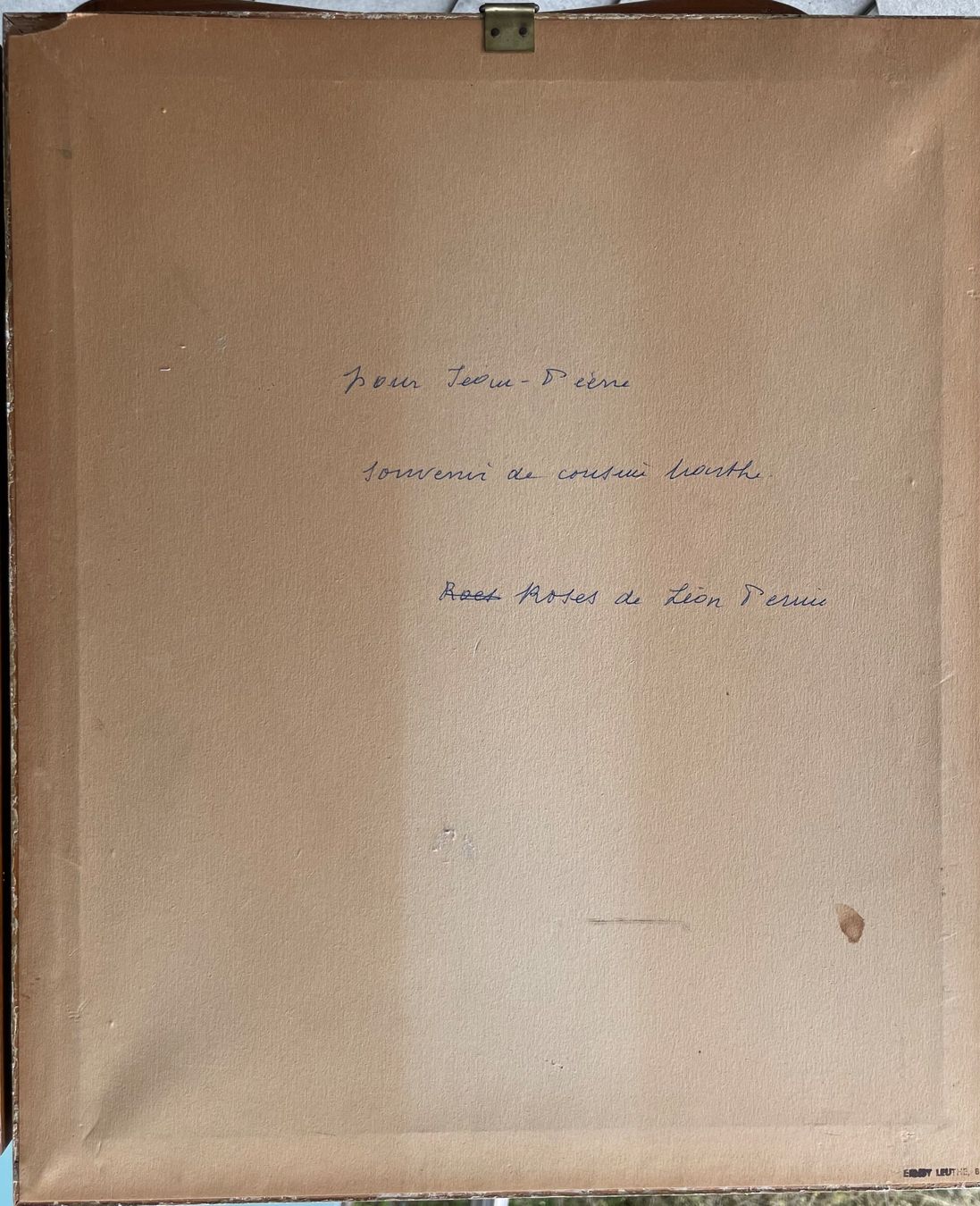 Dipinti: Léon Perrin aquarelle roses 1942 – Usato da Biel/Bienne venduto da galaq 4