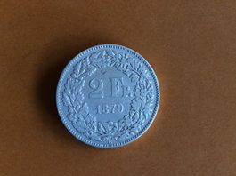2 francs  1879  Rare
