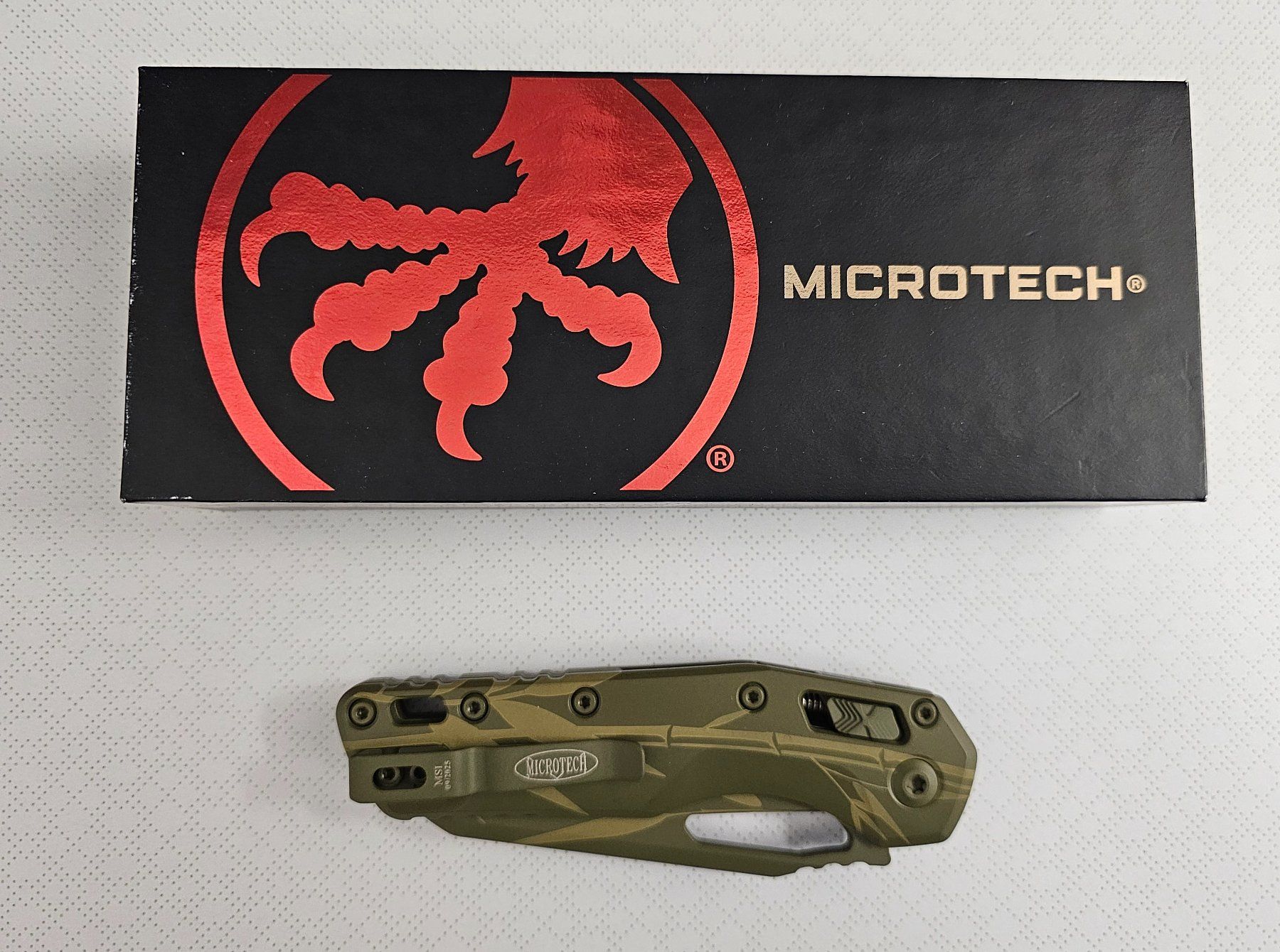 Spyderco Zubehör: Microtech MSI Ram-Lok Sackmesser – Neu und originalverpackt aus Egg b. Zürich von Kunst_Shop_Schweiz 4
