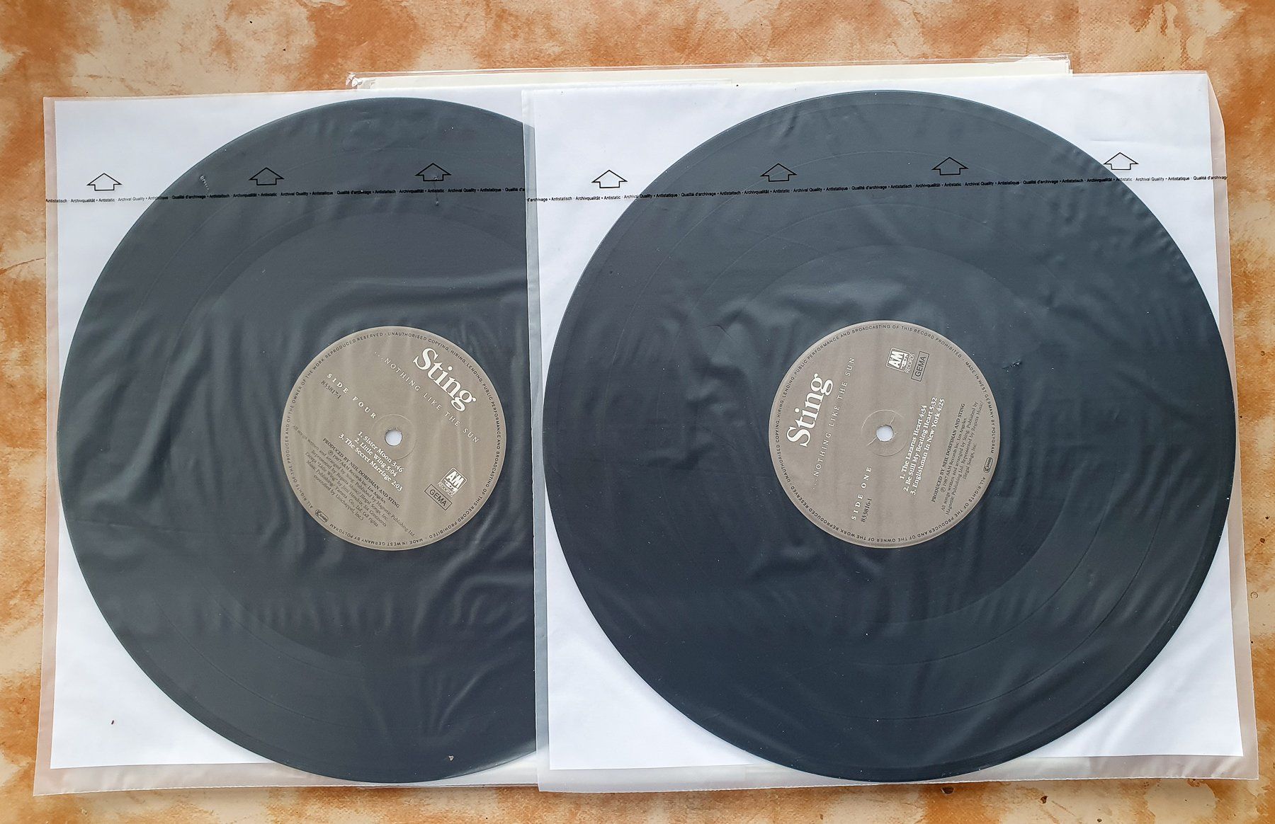 Schallplatten: Sting –  Nothing Like The Sun  1987 – Gebraucht aus Au von  1