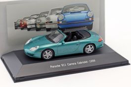 Porsche 911 / 996 Carrera Cabriolet 1998-2001 türkis met.