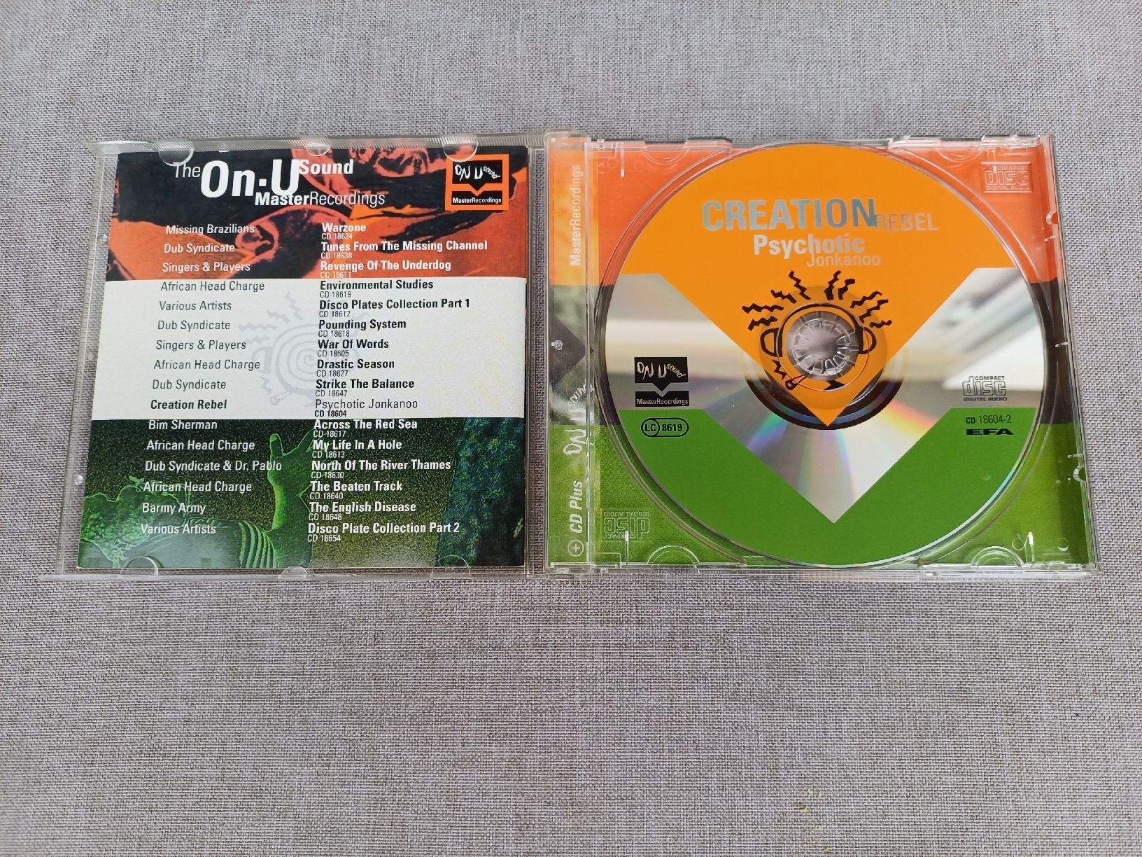 CDs: Creation Rebel "Psychotic Jonkanoo" CD – Gebraucht aus Begnins von Drastic-Sound 2