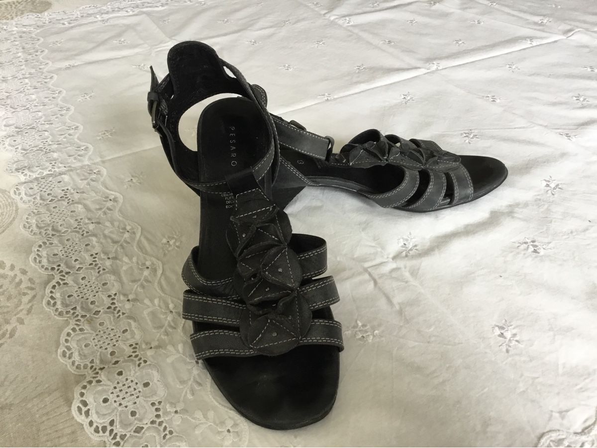Scarpe da donna: Graue Sandaletten – Usato da Uitikon-Waldegg venduto da Dmelchionna 1