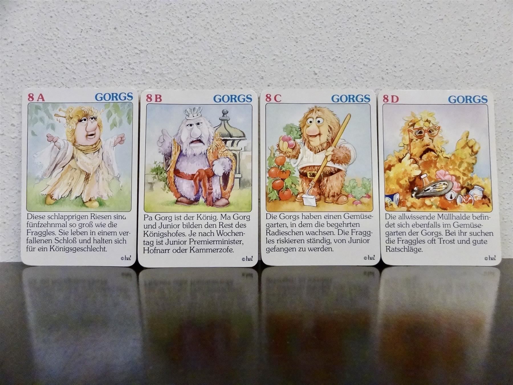 Giochi: schönes altes Quartett DIE FRAGGLES 1984 – Usato da Kerzers venduto da wisaundso 9