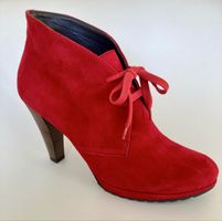 Paul Green Stiefeletten Rot Gr. 39 Wildleder