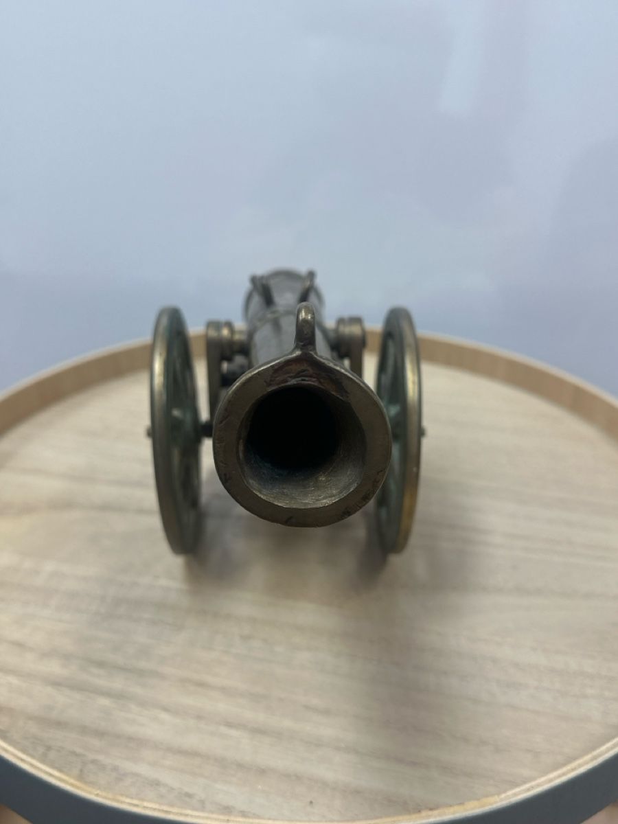Kit di modellismo & Modellini statici: Modell Kanone aus massivem Messing mit Rädern – Nuovo (secondo la descrizione) da Bellmund venduto da eli_9cm8 1