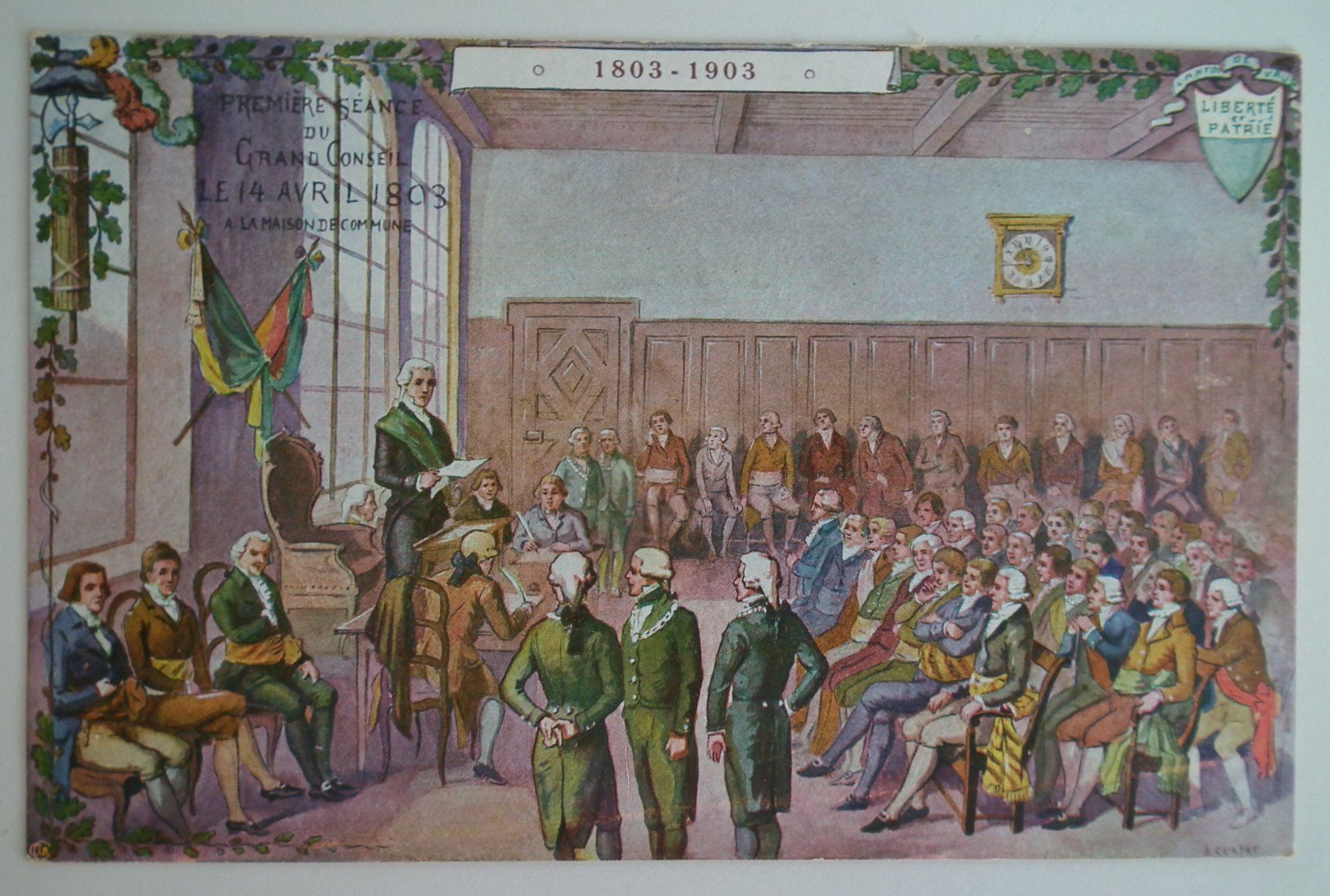 Alle Briefmarken: Bundesfeier ALT   100 Jahre Eidgenossenschaft  4- Postkarten – Gebraucht aus Kriens von WULLU99 2