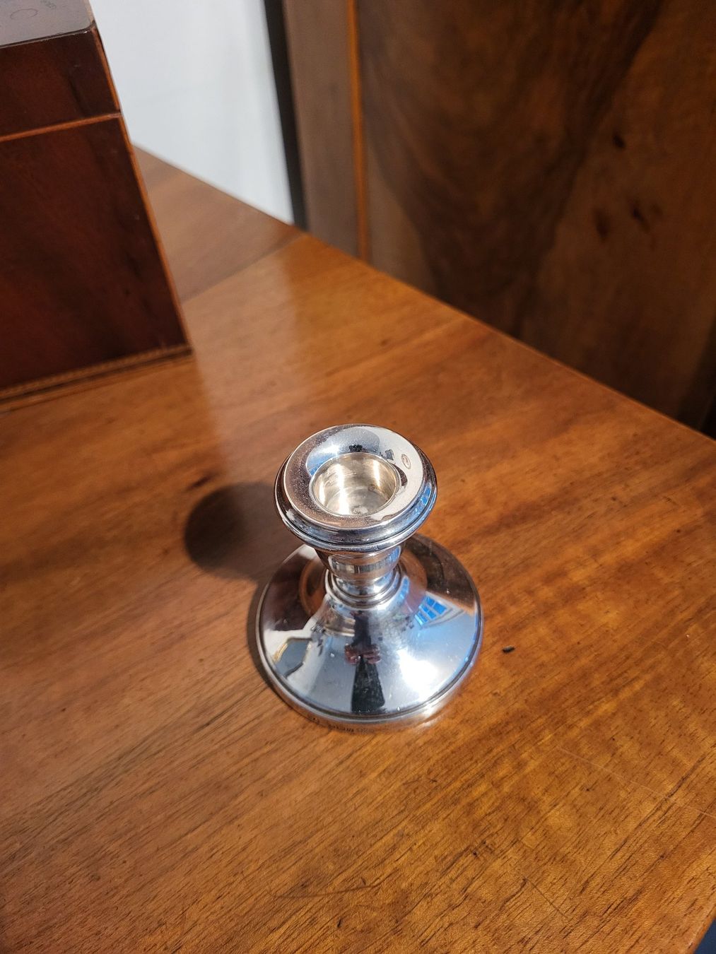 Portacandele: Zwei Kerzenständer Sterling Silber 925 – Usato da Schaffhausen venduto da Bobi013