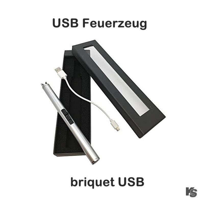 Briquets: USB Stabfeuerzeug silber in Geschenkbox – Neuf avec emballage d'origine à Wettingen par Swala