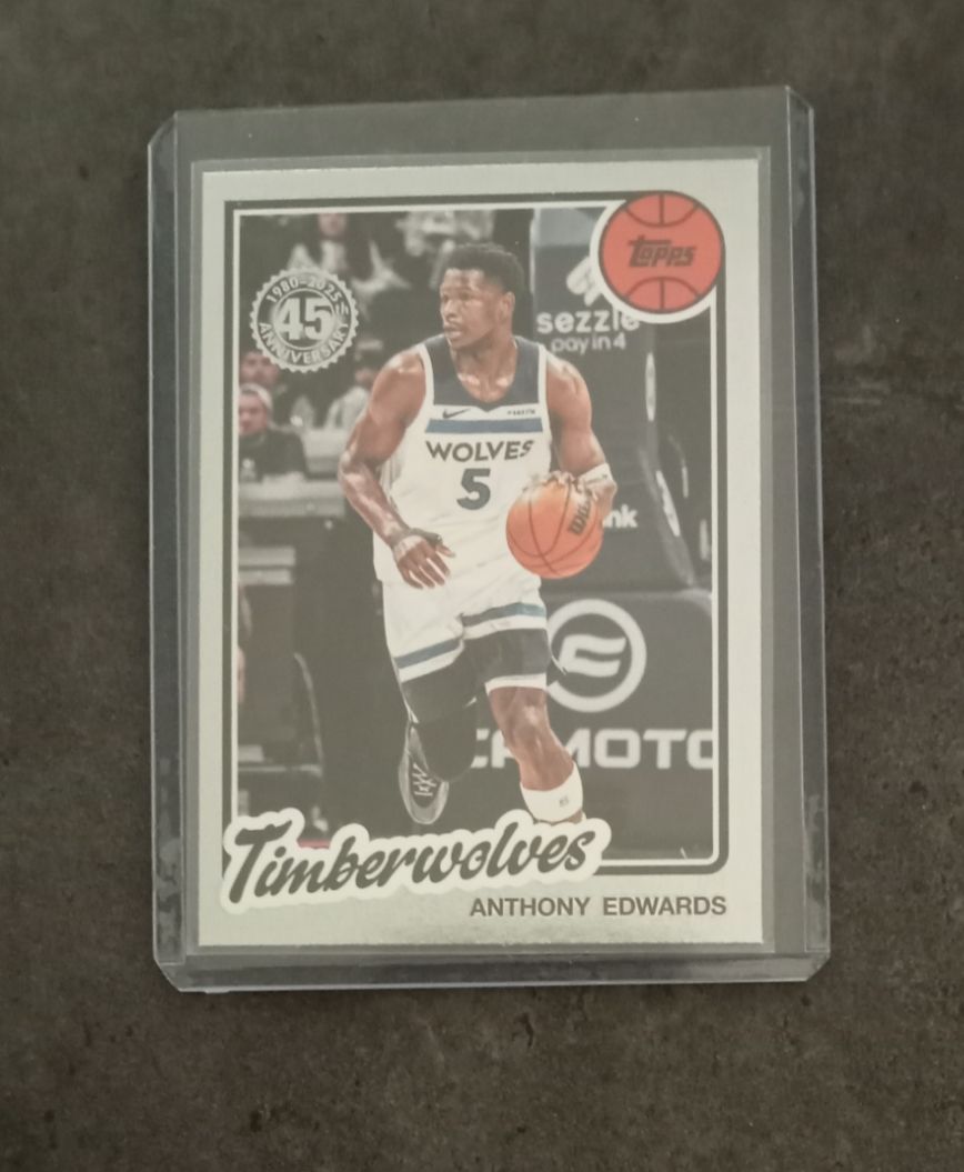 Cartoline: Anthony Edwards Topps 45th Anniversary NBA card – Nuovo (secondo la descrizione) da Vallorbe venduto da ant_75wx