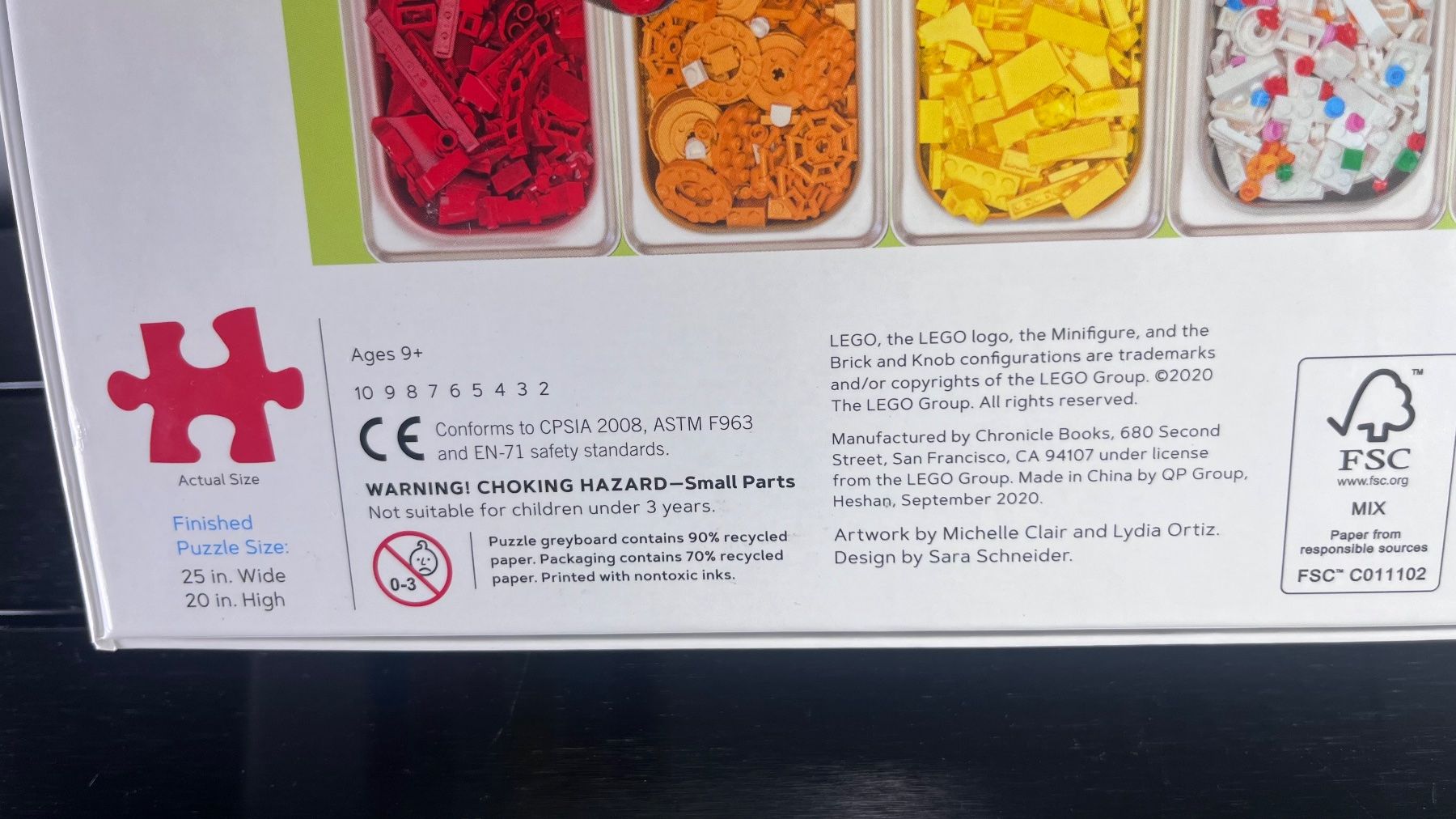 Puzzles: LEGO Puzzle Eiscreme: 1000 Stück – Neu und originalverpackt aus Tafers von JP911 3
