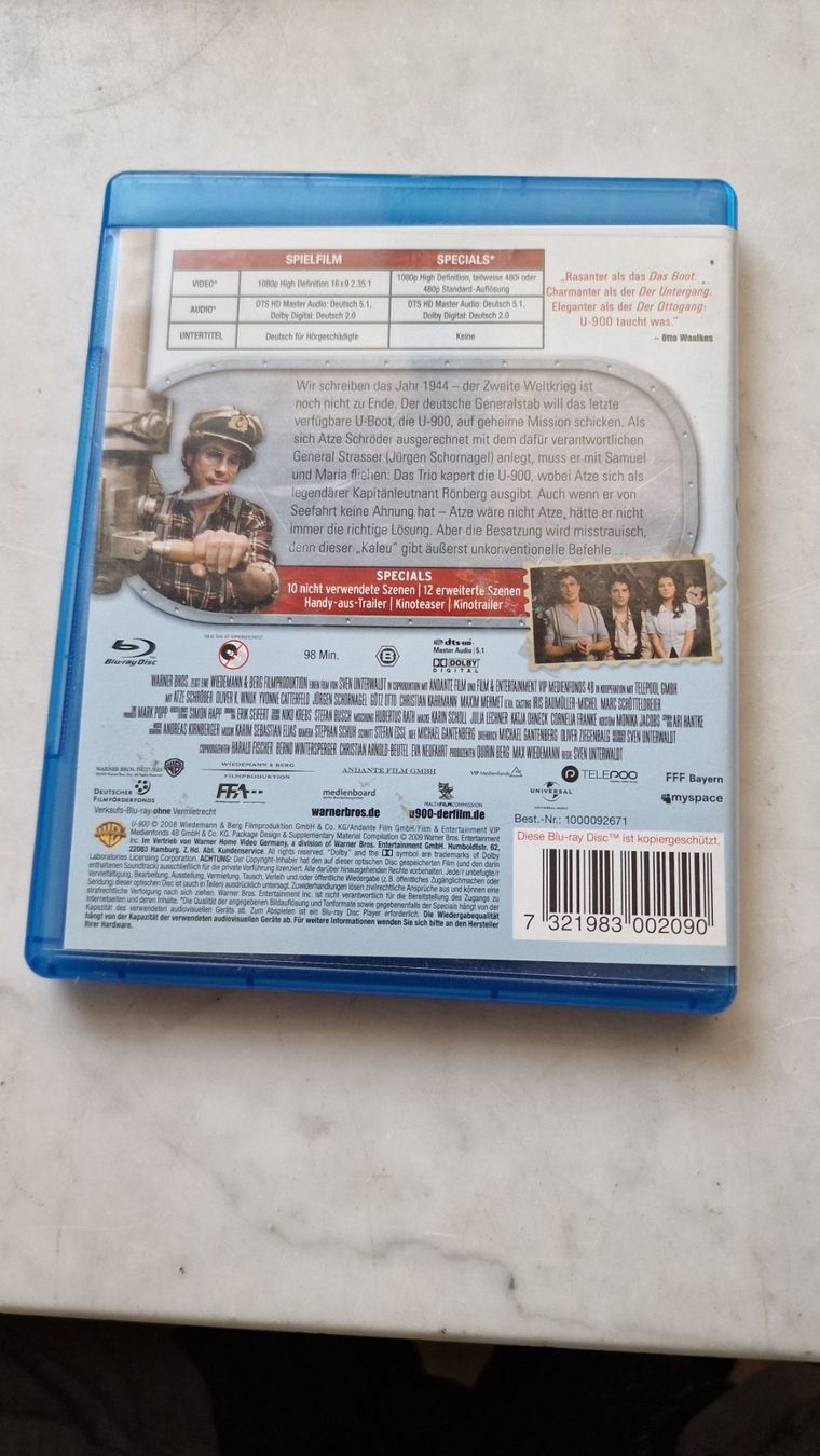 Alle DVDs: U 900 Blue Ray mit Atze Schröder  u.a.m. – Gebraucht aus Sempach Station von SwissRolli 1