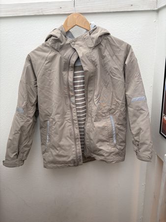 Polarn O. Pyret Shelljacke Weather Pro Gr. 140 beige