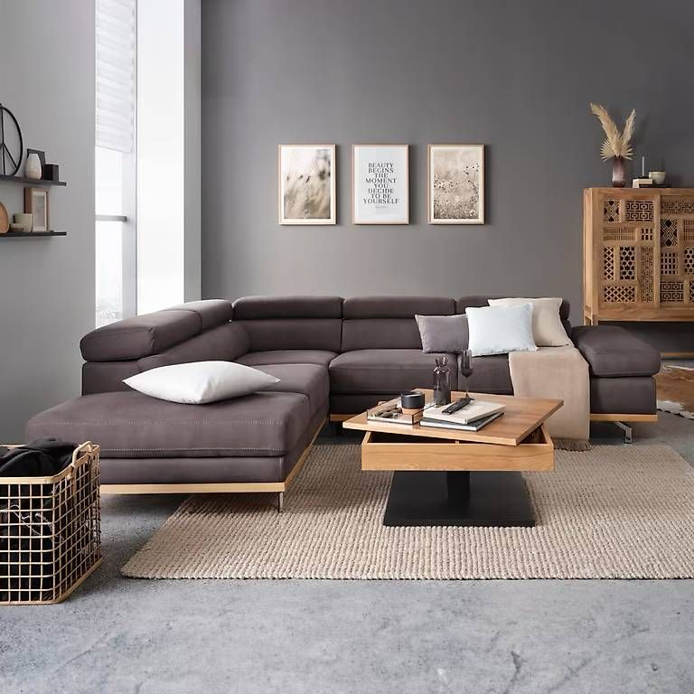 Mömax Sofas: Premium Living Ecksofa dunkelgrau mit Bettfunktion – Gebraucht aus Urtenen-Schönbühl von m.schneider85 3