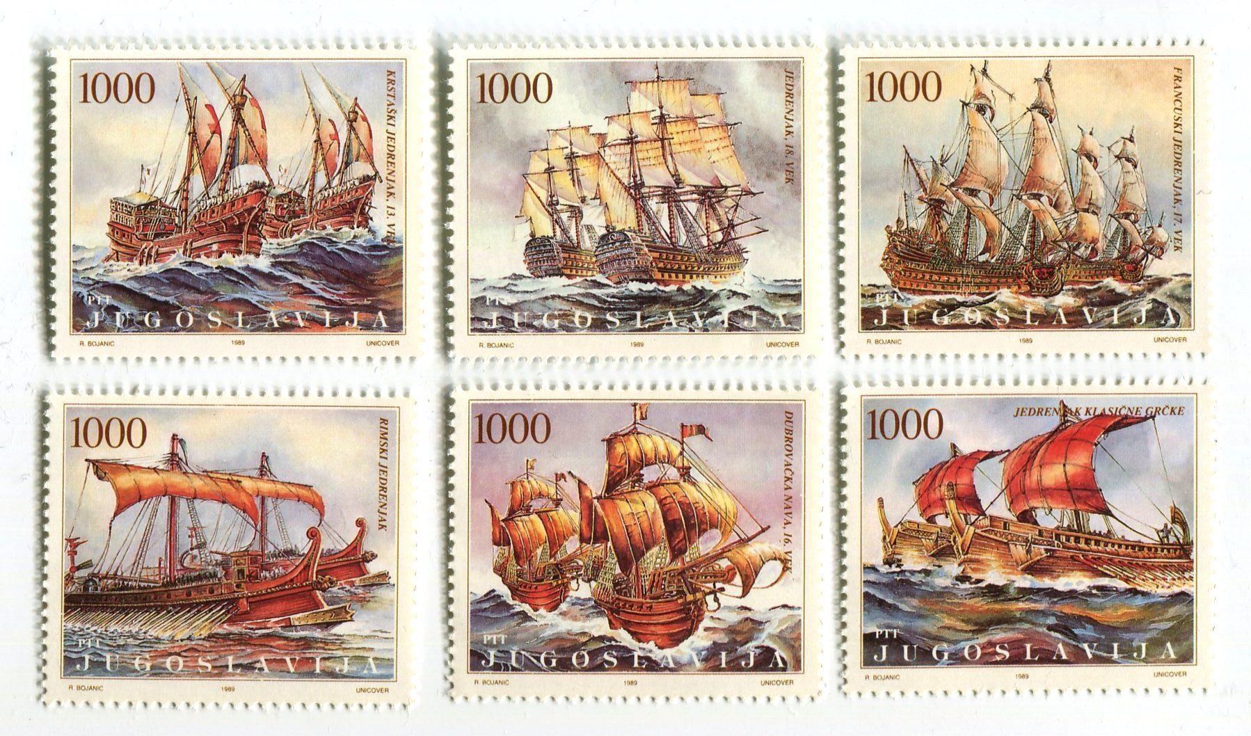 Tutti i francobolli: Briefmarken "Schiffe". Jugoslawien. – Nuovo e nell'imballaggio originale da Basel venduto da Butsch5