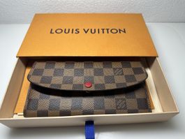 Louis Vuitton portefeuille Émilie rouge