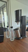 SodaStream Wassersprudler mit 2 Flaschen schwarz