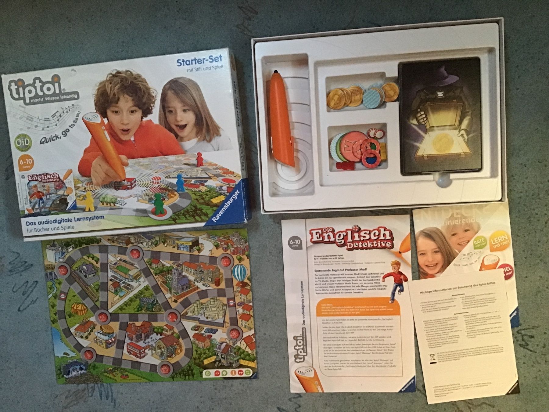 Ravensburger Giochi: Tiptoi Starter-Set mit Stift, Ravensburger, guter Zustand – Usato da Rüti ZH venduto da Wernika1