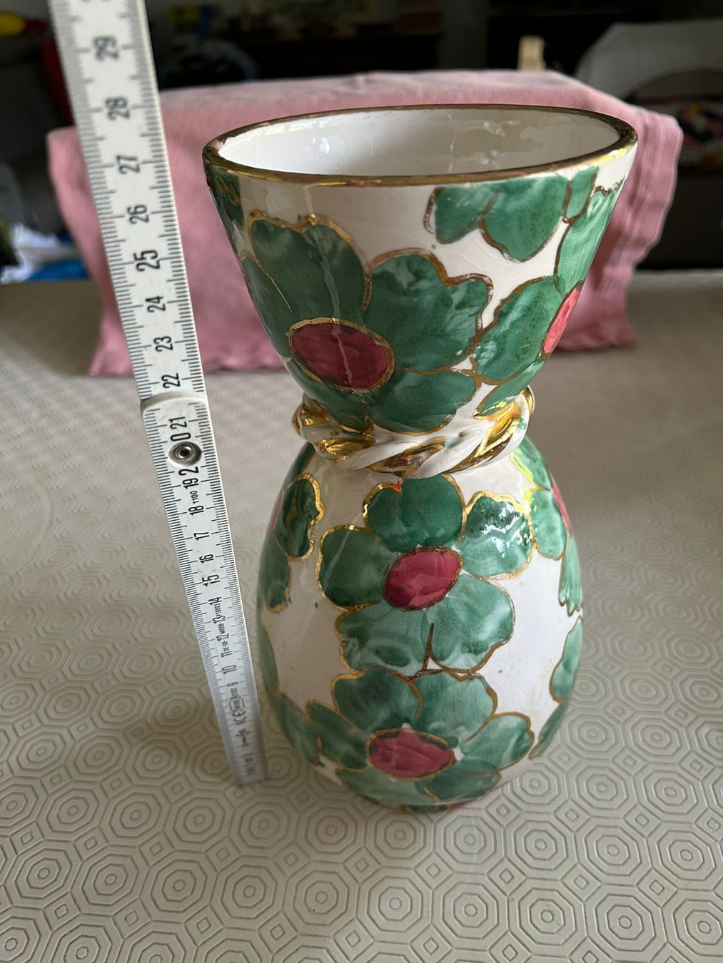 Vasi & Recipienti: Vaso fiorato Roma – Usato da Melano venduto da H-Sara 1