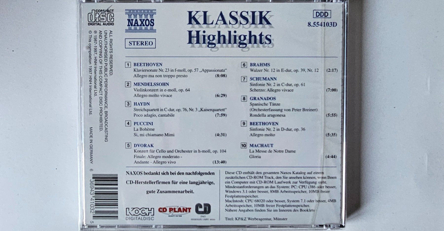 CD: CD - Klassik Highlights - NAXOS Sampler - NEU & OVP! – Usato da Baar venduto da Bigs1 1