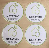 4x Netatmo Security Sticker (9cm)