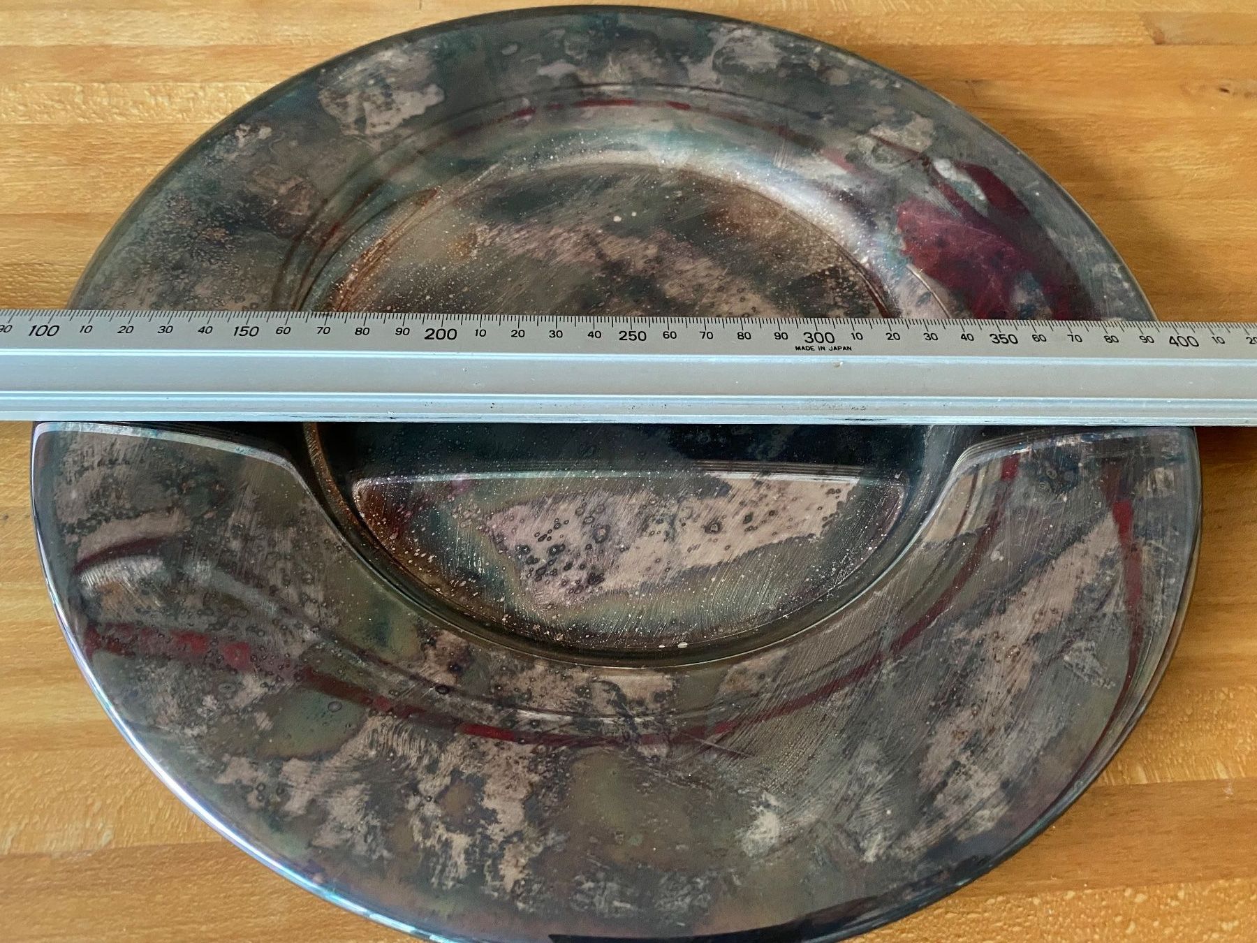 Teller: 2 Vintage Dekoteller, ø30cm – Gebraucht aus Bätterkinden von Albera 2