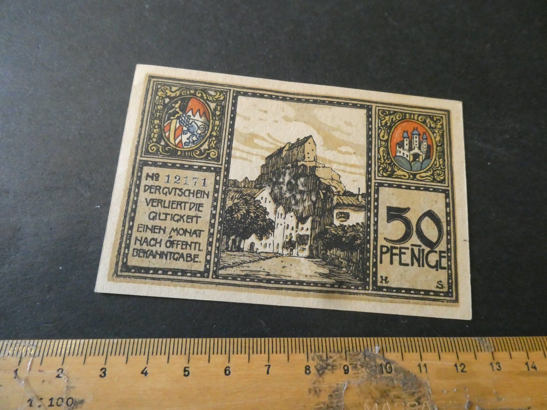 Banconote: Dt. Reich, Burghausen - Notgeld – Usato da Hinterforst venduto da Rohusri 1