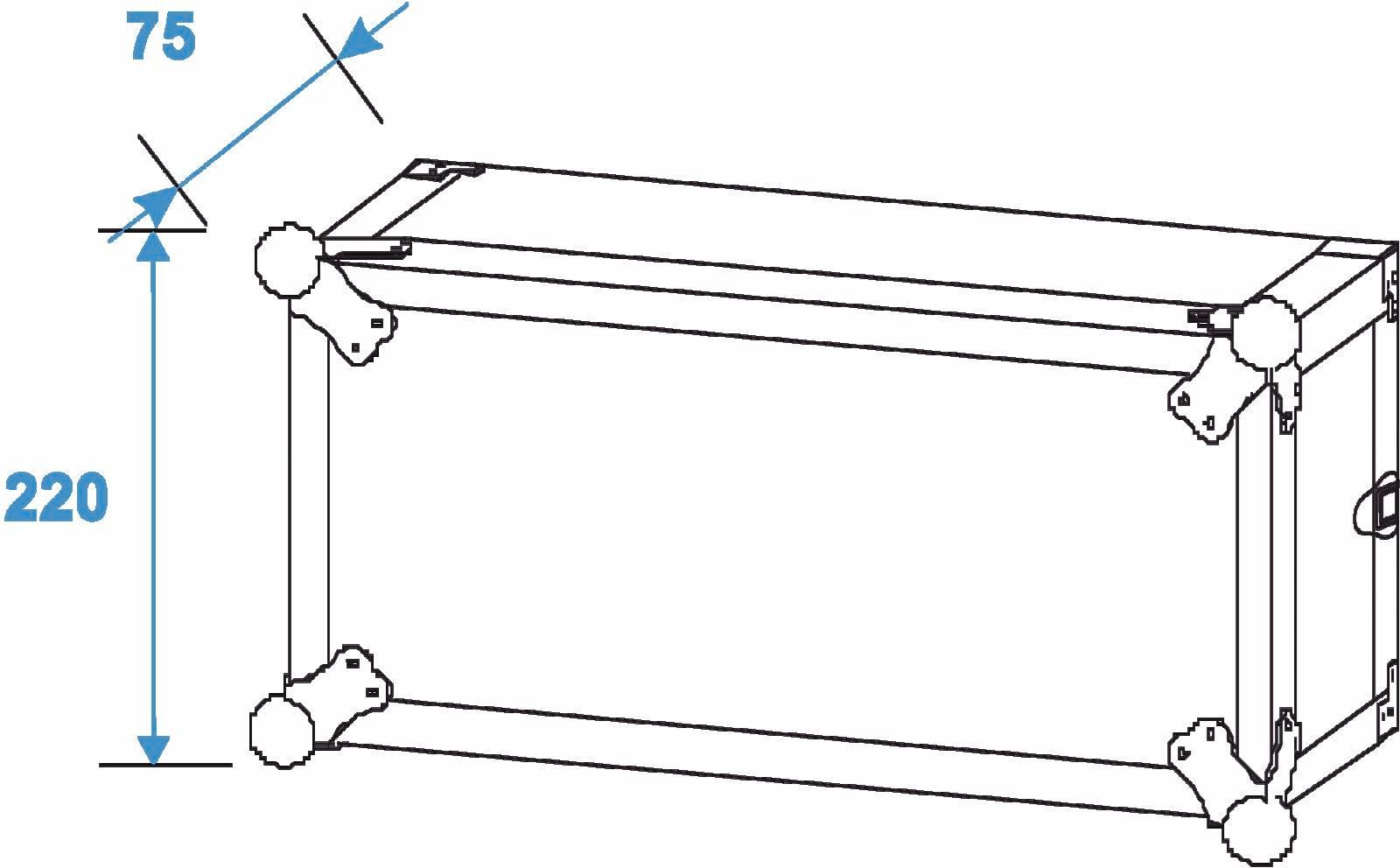 Sonstiges Zubehör: ROADINGER Effektrack CO DD, 4HE, 38cm tief, schwarz – Neu und originalverpackt aus Däniken SO von Profog1 5
