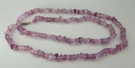 Steinkette Jaspis Amethyst 925 Silber