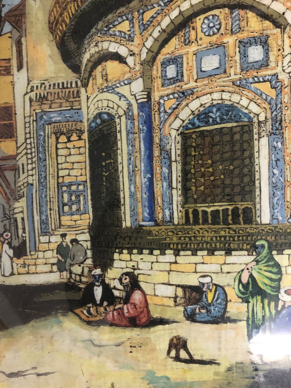 Poster & Bilder: Papyrusbild aus Cairo ca 40 Jahre alt – Gebraucht aus Basel von sch_9g6x 3