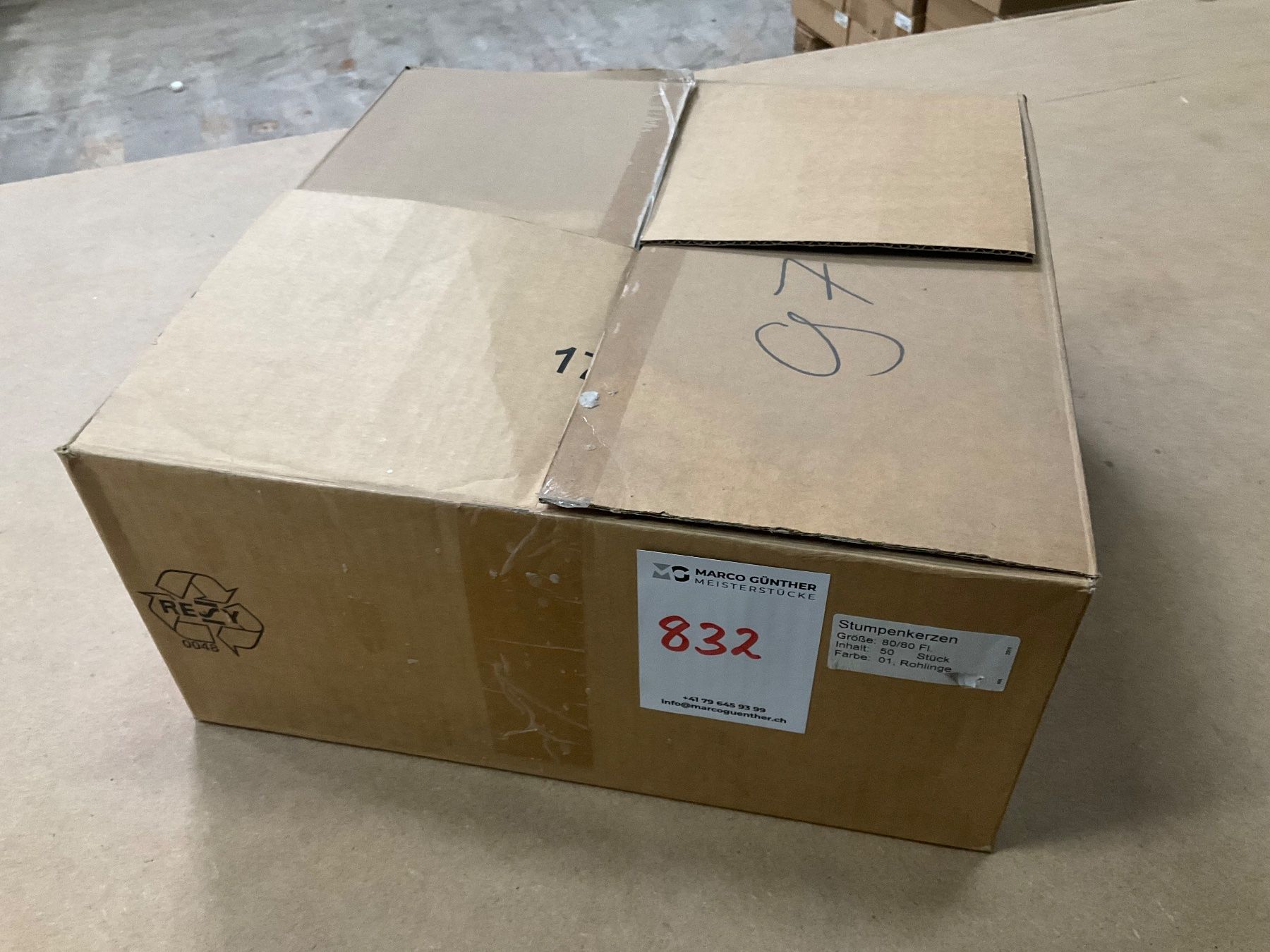Candele: 832 Posten Kerzen Rohlinge aus Liquidation – Nuovo (secondo la descrizione) da Derendingen venduto da Meisterstuecke 2