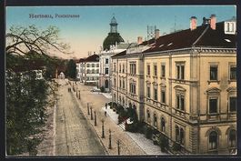 Herisau, Poststrasse aus der Vogelschau