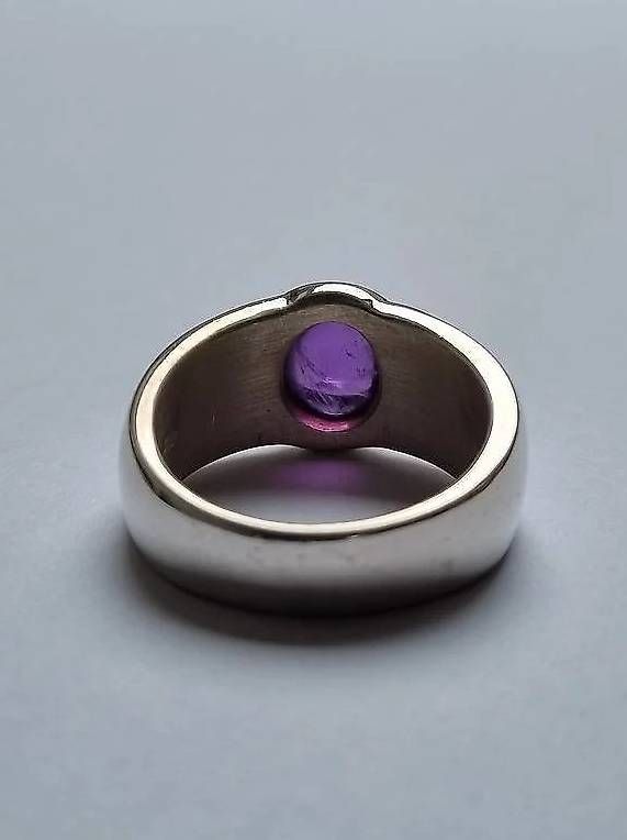 Anelli: Massiver Silberring / Ring Silber mit Amethyst – Usato da Arlesheim venduto da evi_gm8h 2